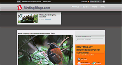 Desktop Screenshot of birdingblogs.com